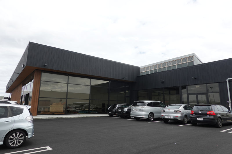 231 Archers Rd Retail Complex | commercial projects | Aluminium Doors and Windows | Door + Window Systems Auckland