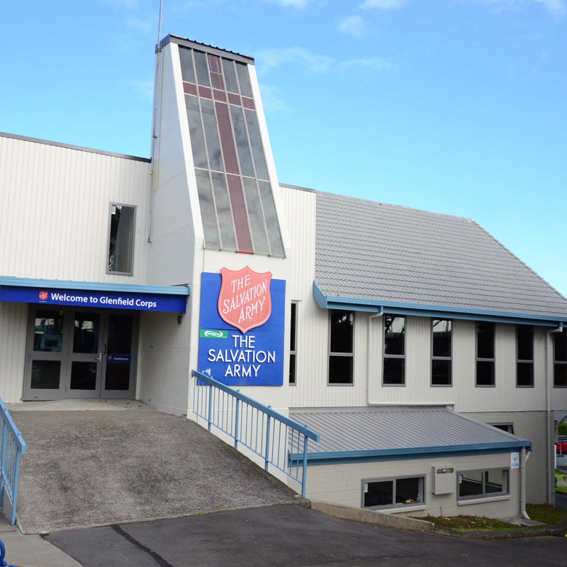 The Salvation Army Glenfield | commercial projects | Aluminium Doors and Windows | Door + Window Systems Auckland