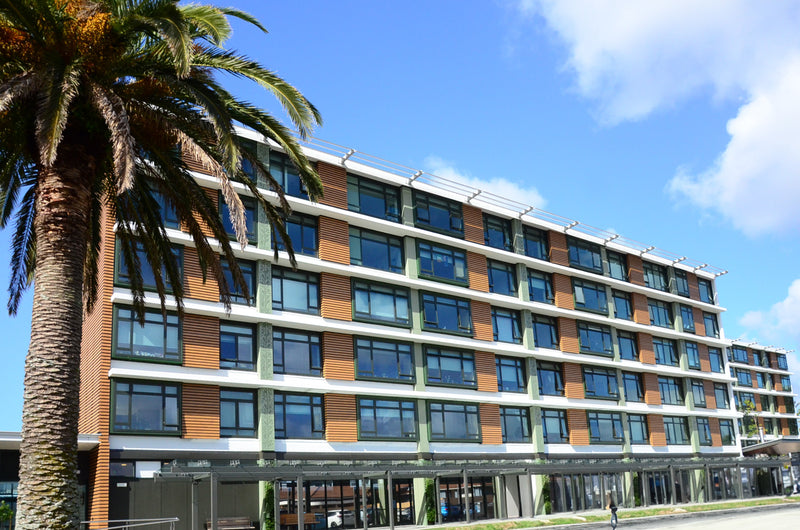 Selwyn Village: Lichfield Towers | residential projects | Aluminium Doors and Windows | Door + Window Systems Auckland