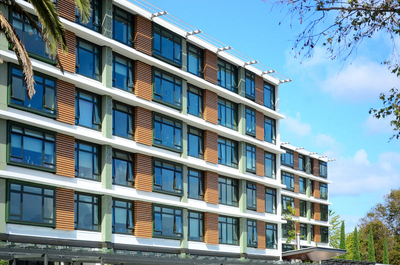 Selwyn Village: Lichfield Towers | residential projects | Aluminium Doors and Windows | Door + Window Systems Auckland