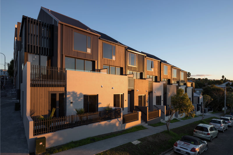 Row of Houses | Door + Window Systems Auckland