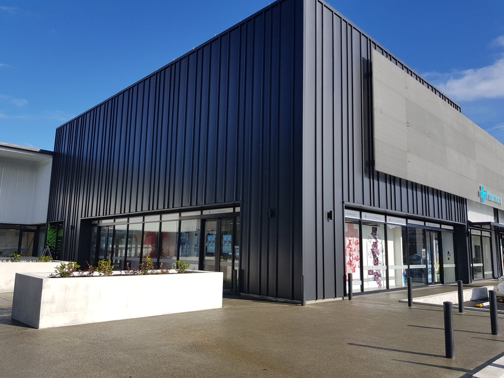 Northcote Shops | commercial projects | Aluminium Doors and Windows | Door + Window Systems Auckland